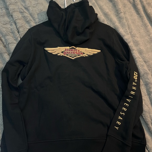 Women’s 2xl Harley Davidson zip up 120th anniversary jacket! - Picture 2 of 3